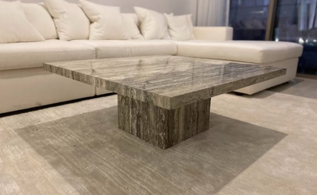 Alexi Coffee Table, Silver Grey